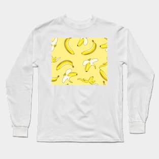 Banana Pattern Long Sleeve T-Shirt